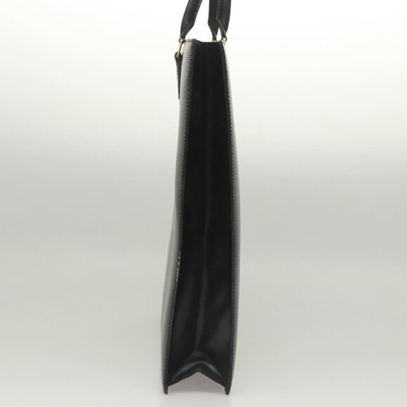 LOUIS VUITTON Epi Sac Plat Hand Bag Black LV Auth - Picture 5 of 16